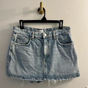 Zara denim skort